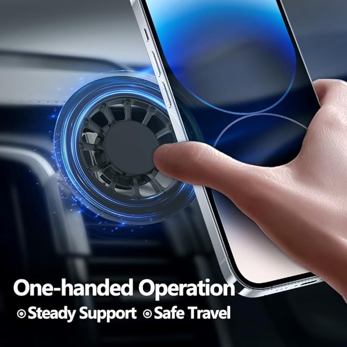 CLEC Fits for Magsafe Car Phone Holder Mount for Volvo XC90 2016-2025 Magnetic Phone Holder Adjustable for Car Vent for iPhone 17/16/15/14/13/12 Series Magsafe Case All Phones