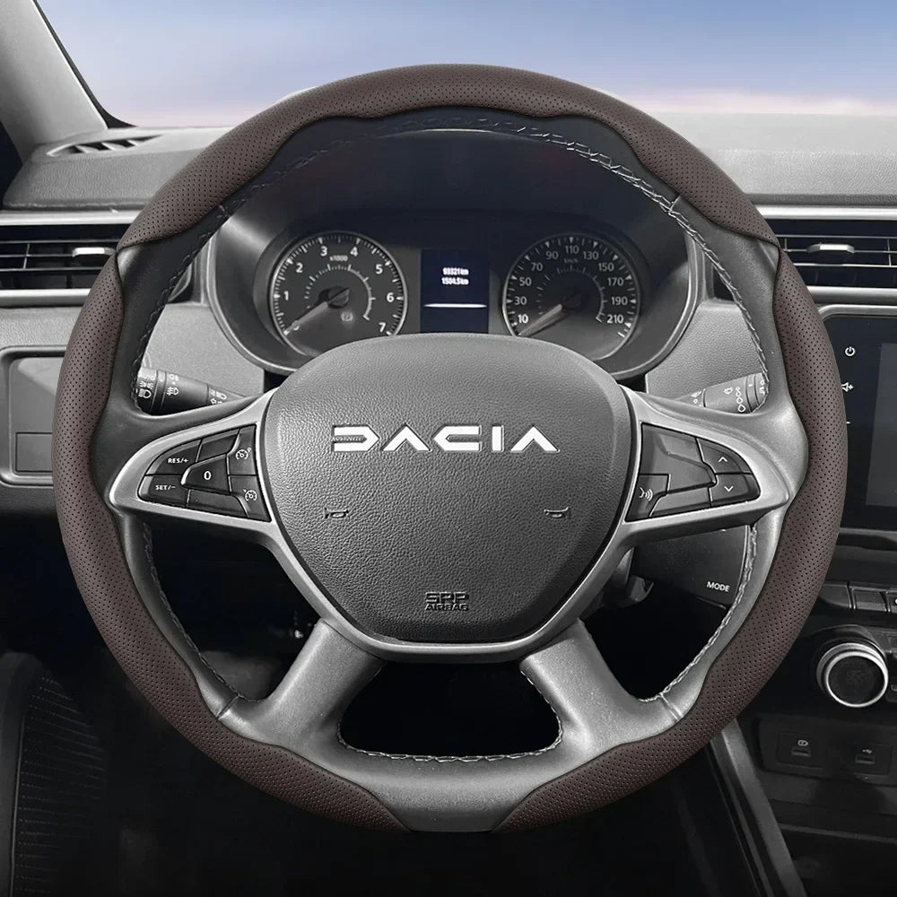 Dacia Breathable Leather Steering Wheel Cover