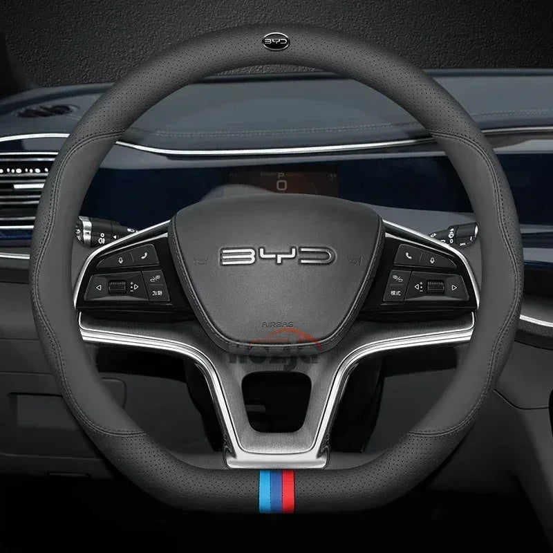 BYD Song Plus Leather Steering Wheel Cover
