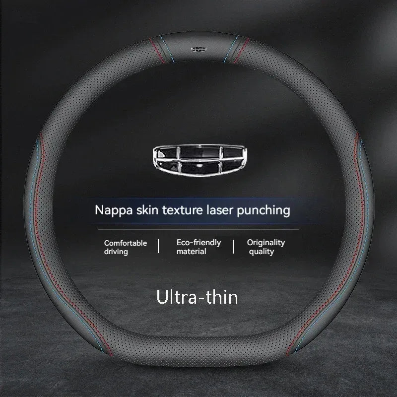 Geely Suede Breathable Steering Wheel Cover