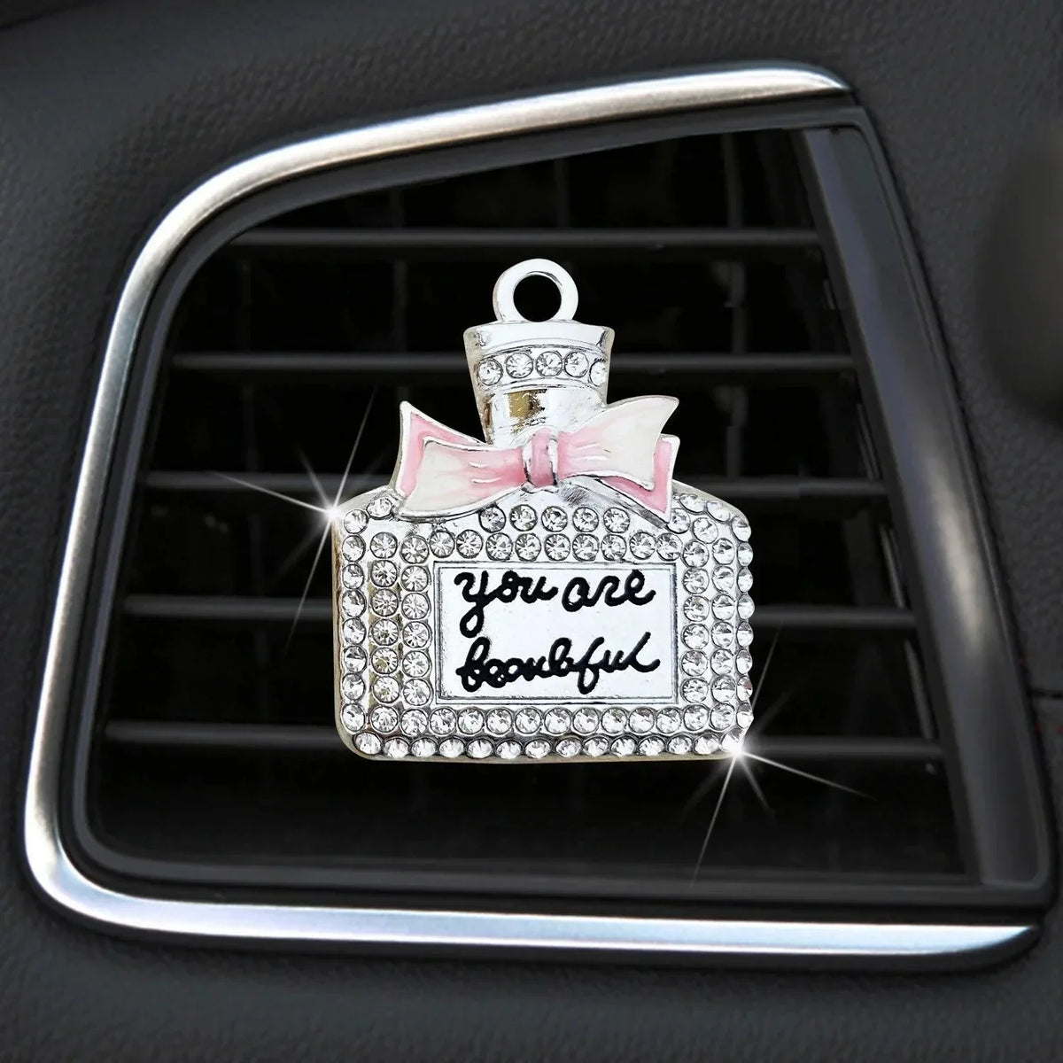 Diamond Bowknot Car Air Vent Perfume Clip Diffuser Auto Interior