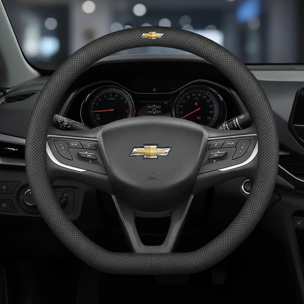 Chevrolet Leather Steering Wheel Cover