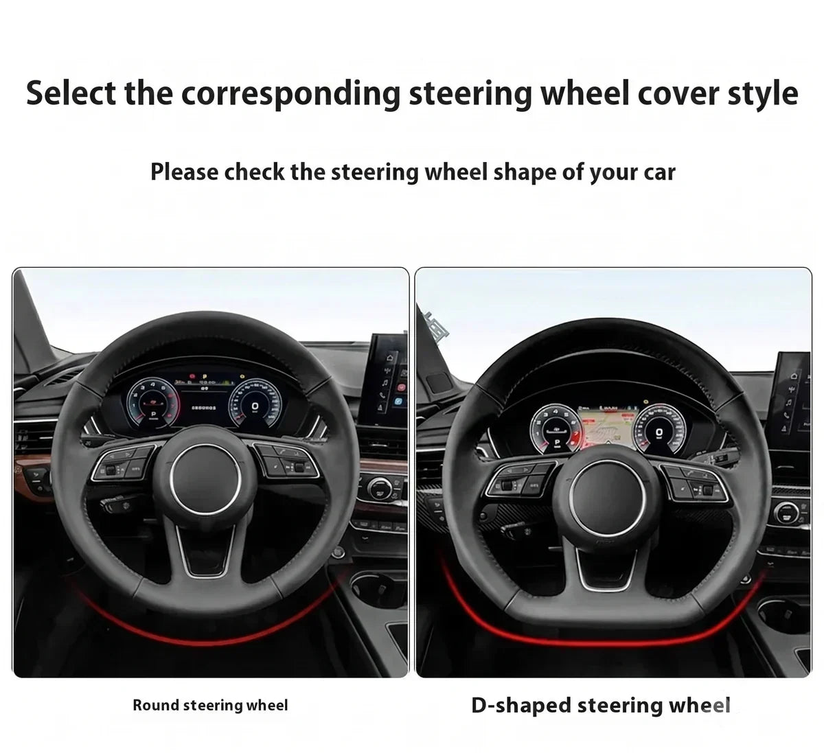 Geely Suede Breathable Steering Wheel Cover