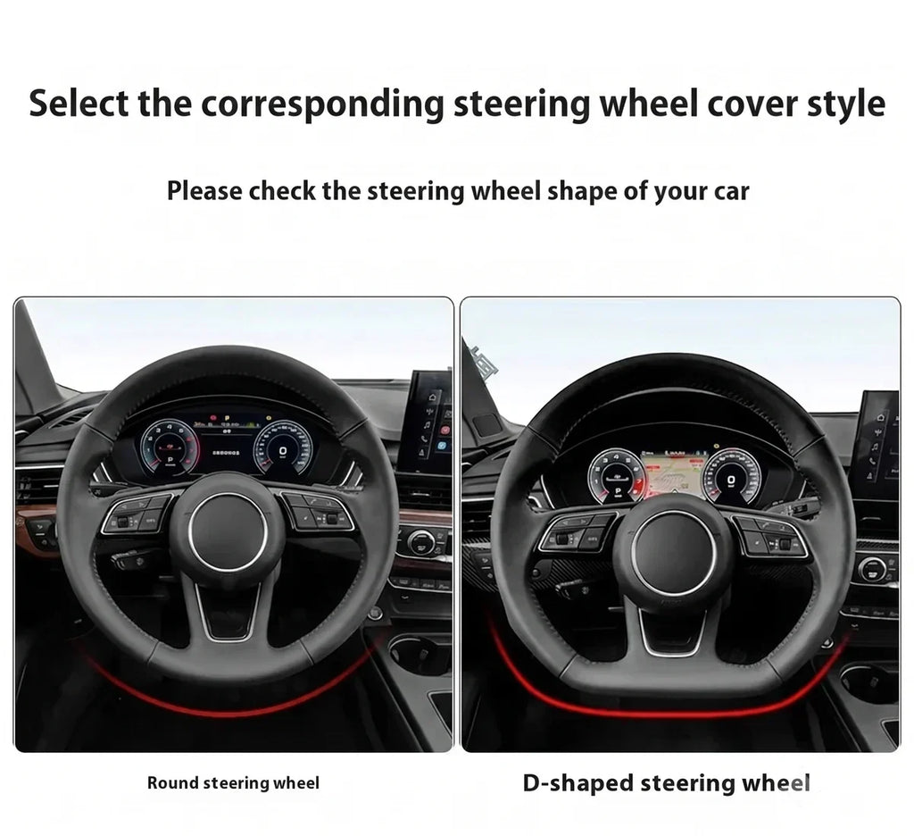 HAVAL Carbon Fiber Leather Steering Wheel Cover